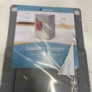 WHITMOR Gray Laundry Hamper